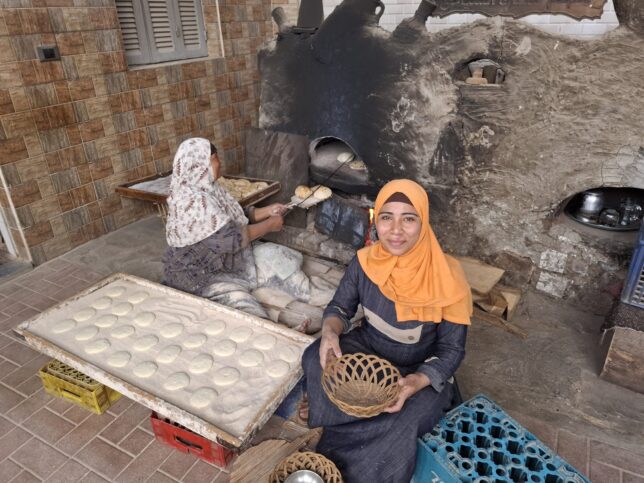 Women running micro-enterprises in Cairo